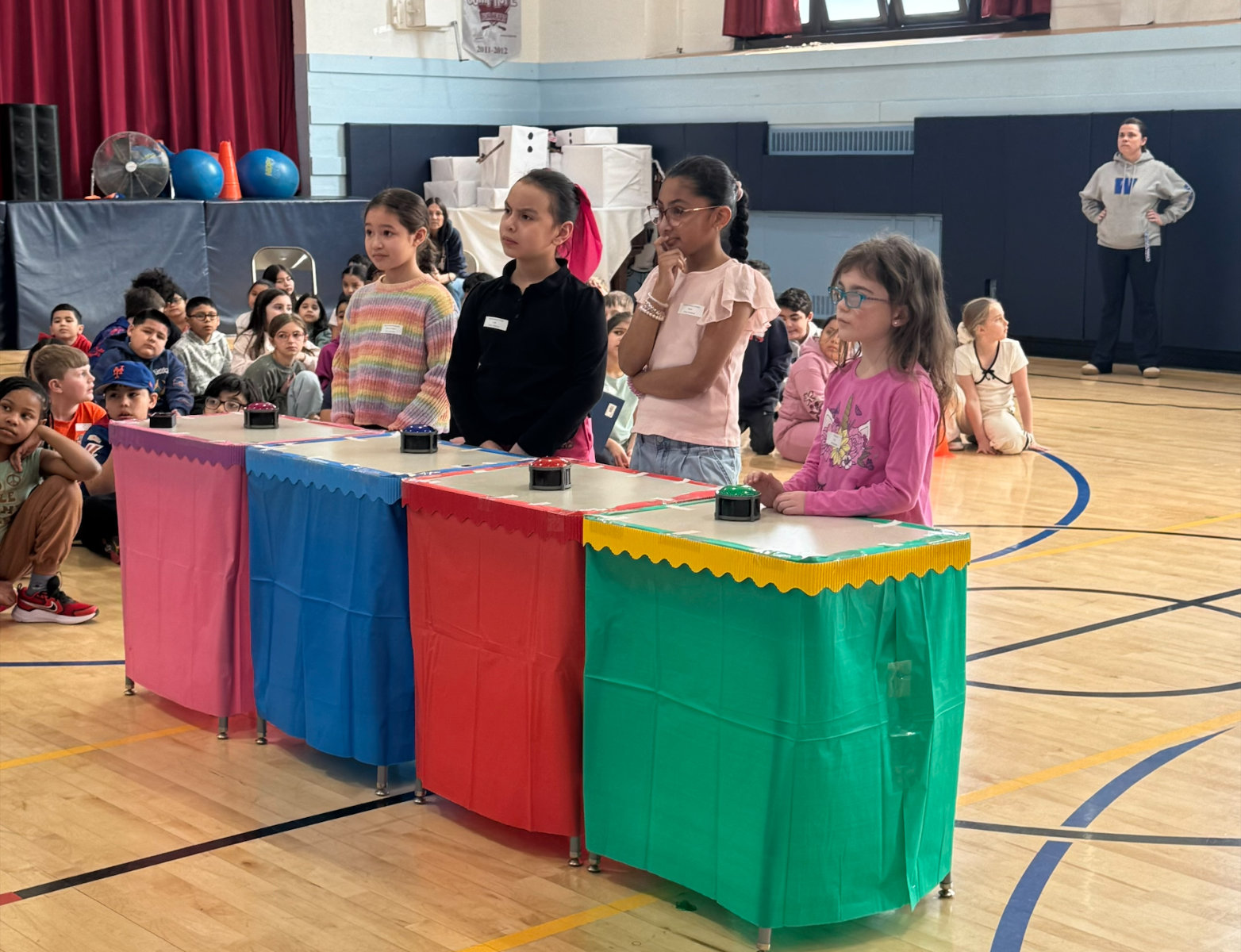  Washington School kicked off PARP 2026 with an assembly program in the gym   