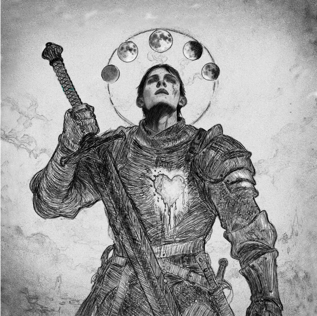  Aristides Reyes Ochoa's digital artwork titled Lunar Night.  