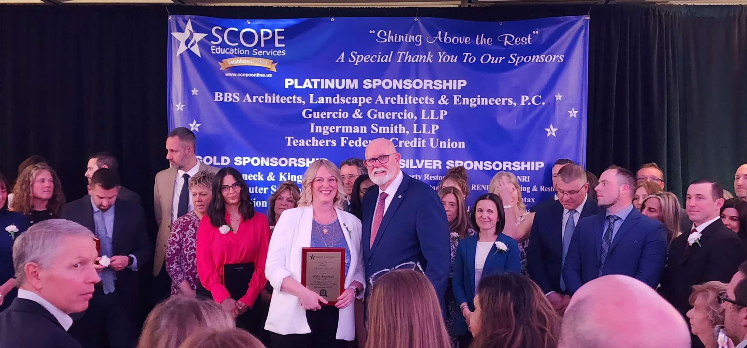  Kelly Krycinski was among the SCOPE honorees.  