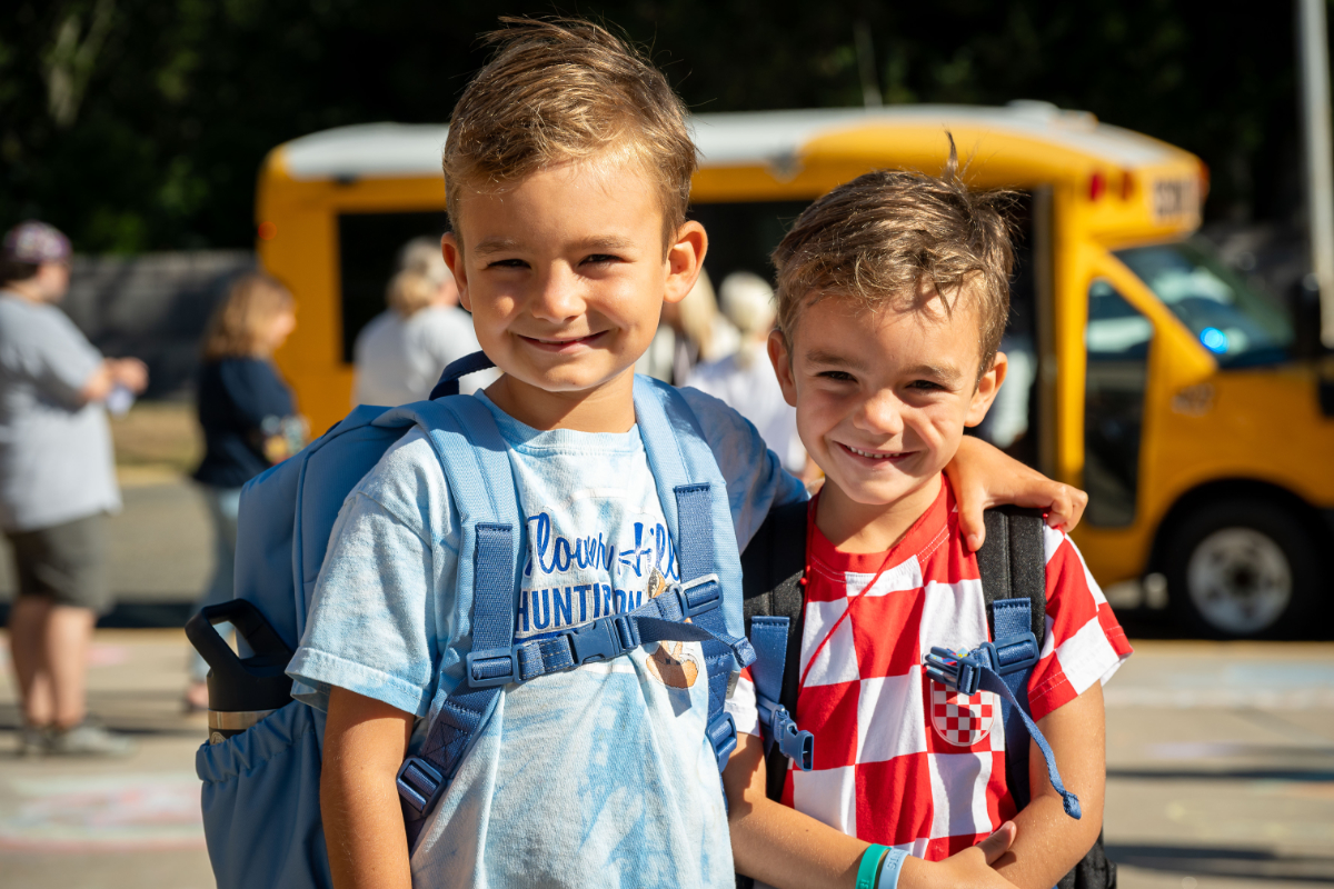 Excitement abounds in Huntington UFSD schools. (Darin Reed photo.)