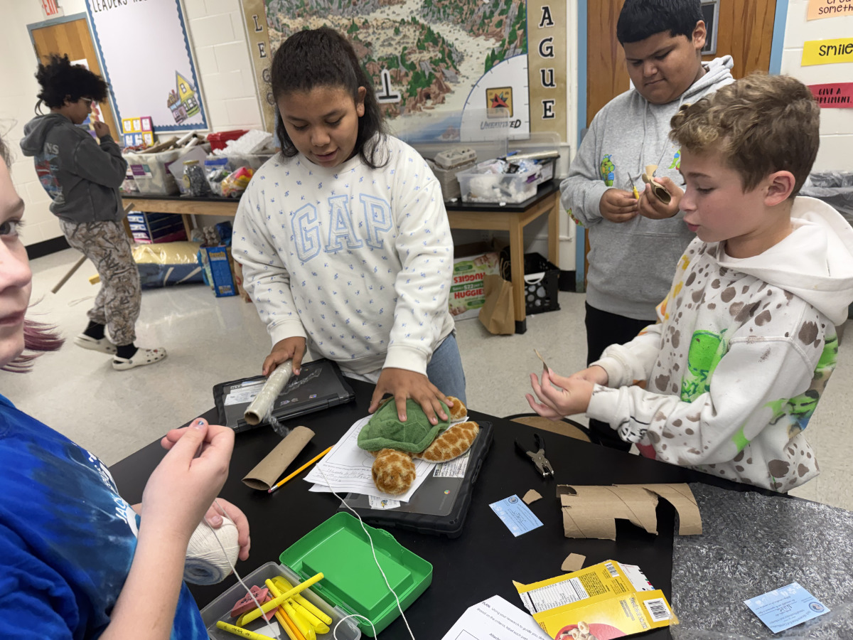  Jack Abrams students are busy at working learning about animals and their ecosystems.   