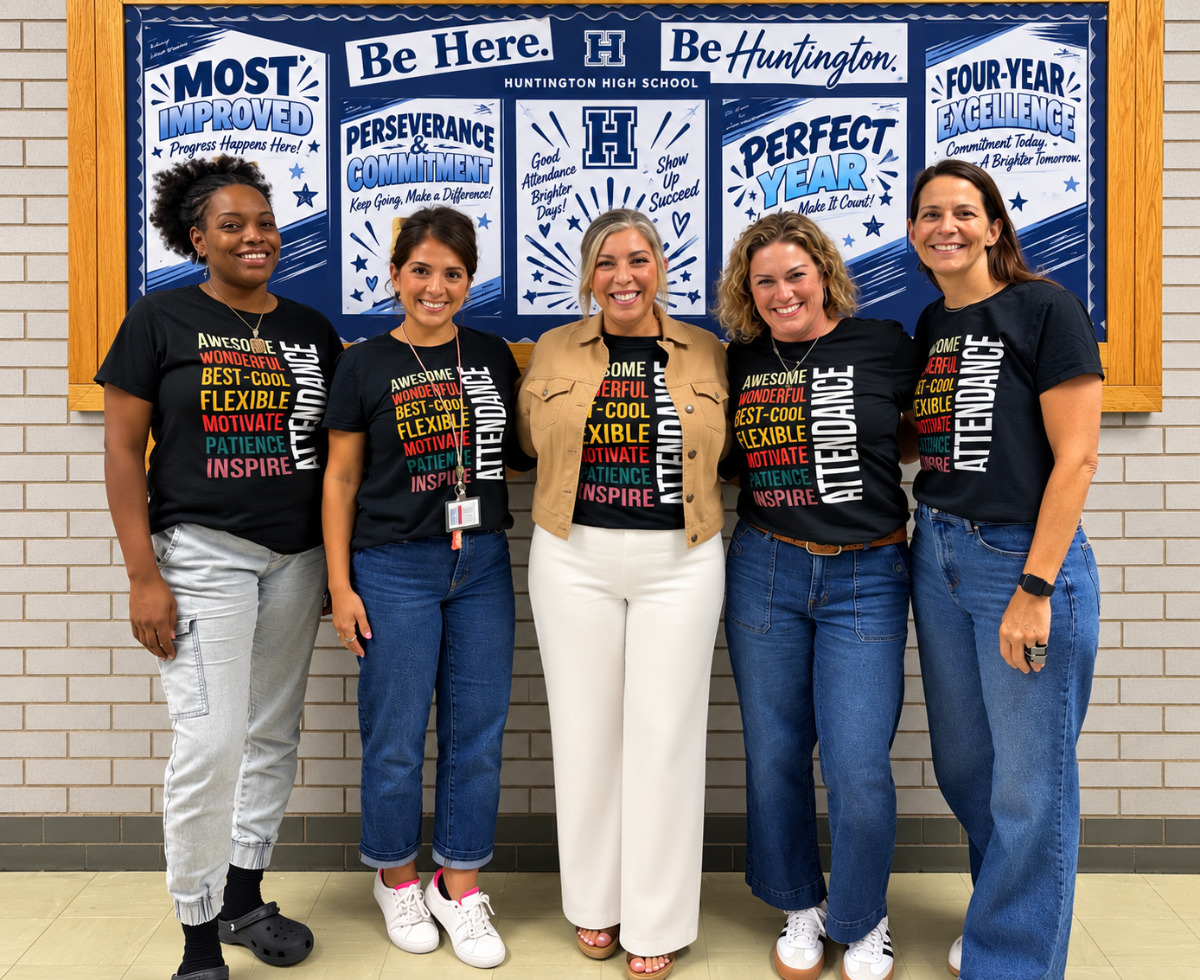  The High School attendence team has a new campaign this year.  