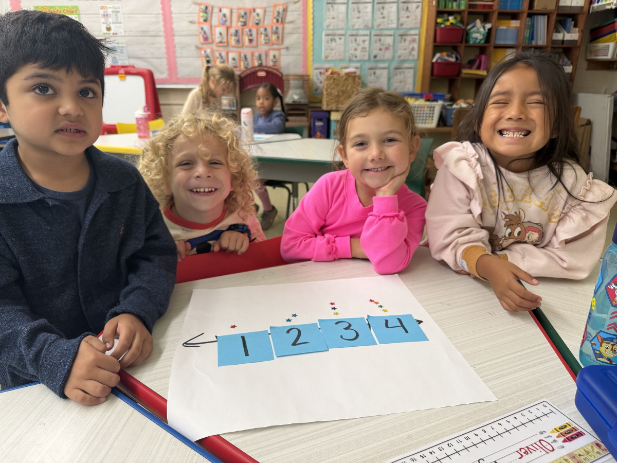 Kindergarten students in Ms. Vides’ class are off to an exciting start