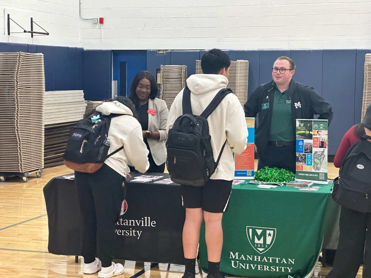 Huntington High School hosts its annual college Fair.