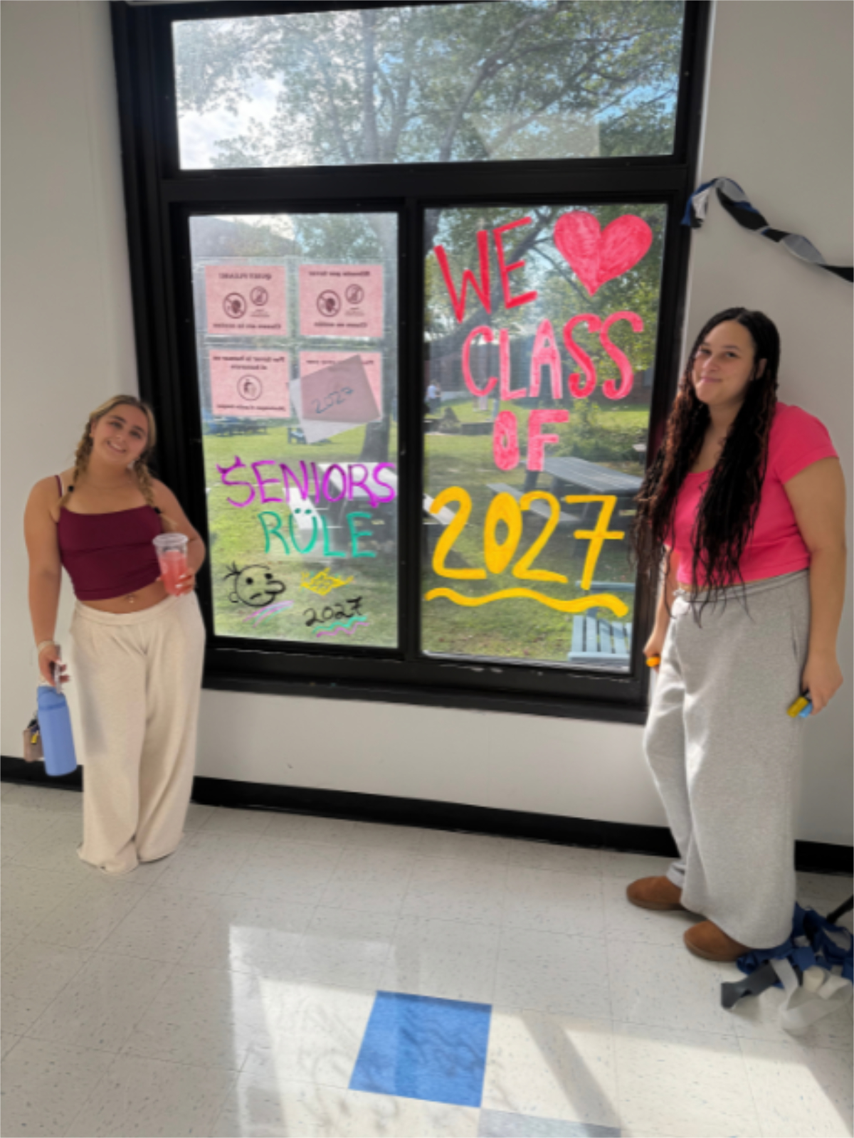 Huntington High School students are spreading that Homecoming spirit.