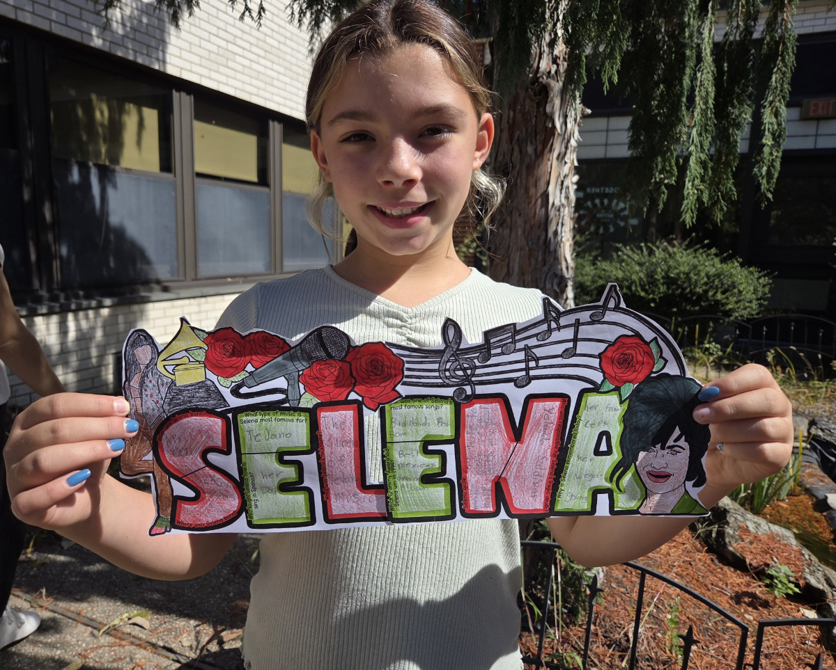 Fifth graders celebrate the rich history of Hispanic culture.