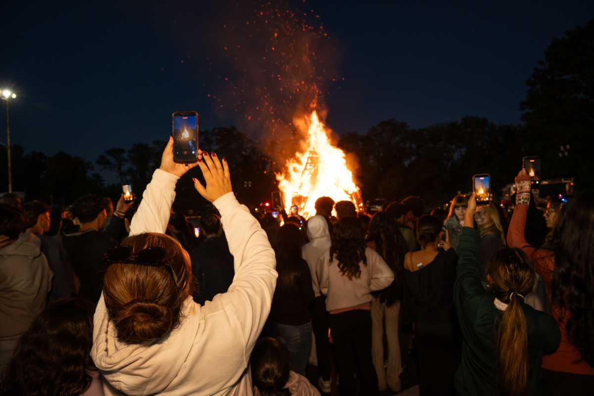 Thursday night's Homecoming bonfire and festival was a hit with everyone. (Darin Reed photo)