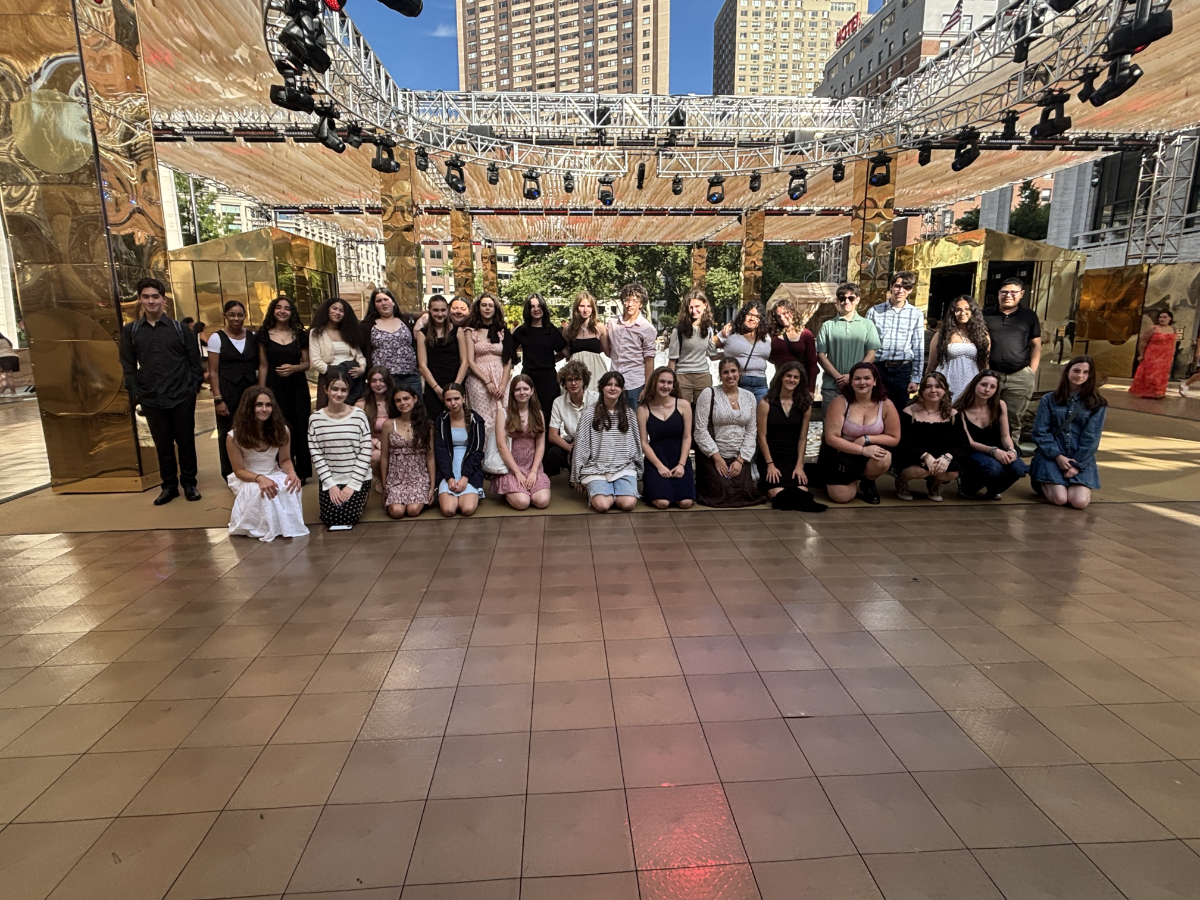  Huntington band members in Manhattan.  