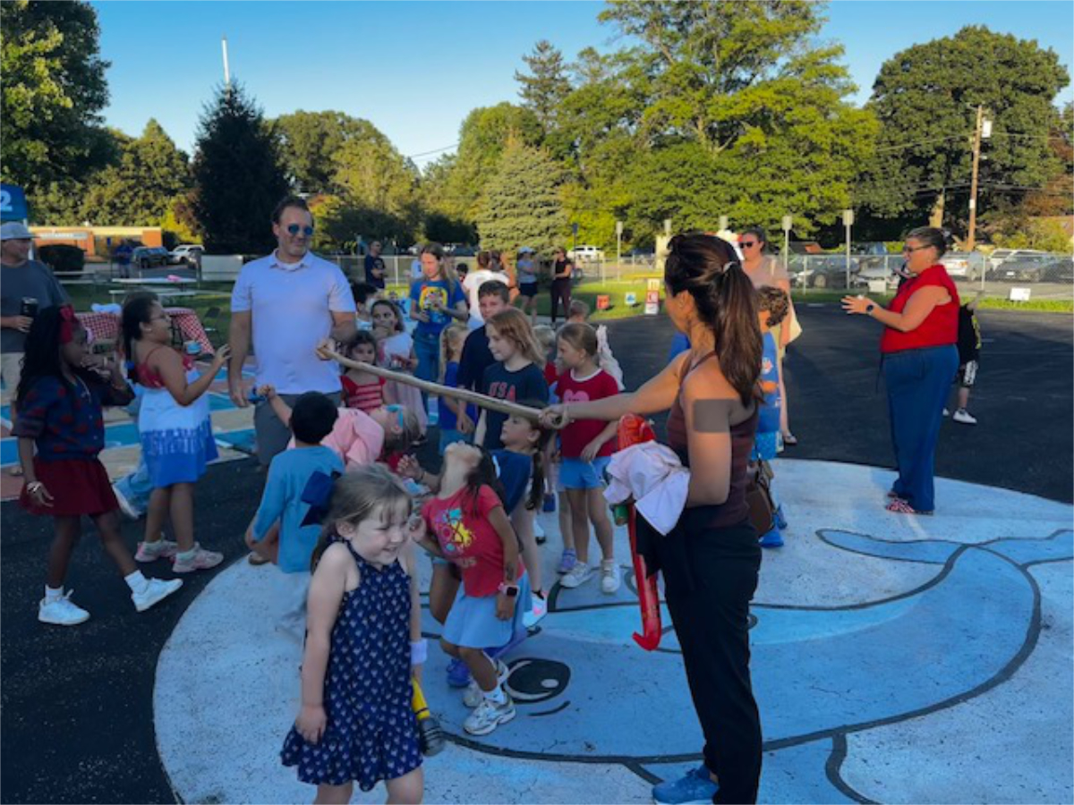 The Southdown family kicks off the new year with an old fashioned block party