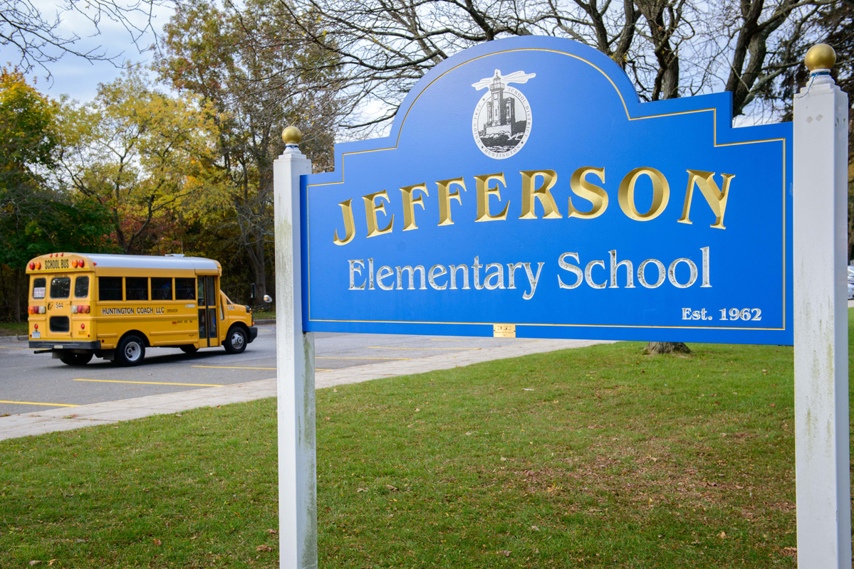 Jefferson Primary welcome sign